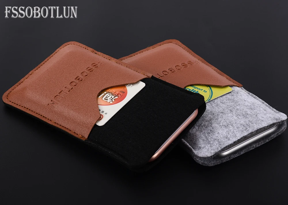 

FSSOBOTLUN,6 Styles For ASUS ZenFone 5 (ZE620KL) 6.2 inch Phone Case Pouch Bag Sleeve Holster Handmade Wool Felt Protective Case