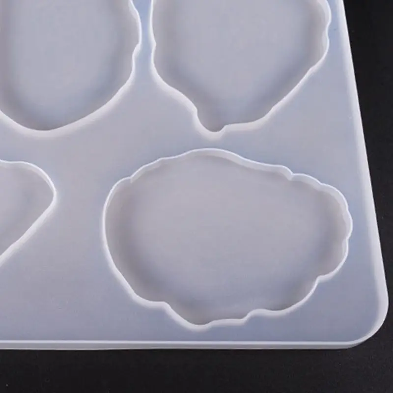 Large Table Decoration Mold Coaster Set Multi-standard Cup Mat Silicone Molds DIY Crystal Epoxy UV Glue Mold