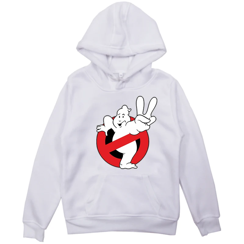 Print Ghostbuster Hoodies Children Boy Girl Clothes Long Sleeve Thicked Sweatshirt Kids Casual Tops Winter Warm Tracksuit Hooded