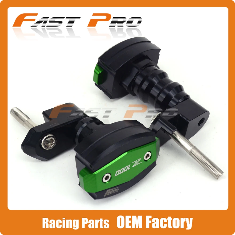 

CNC Aluminum Frame Crash Pad Slider Falling Protector Guard For Kawasaki Z1000 2010-2016 10 11 12 13 14 15 16 Motorcycle