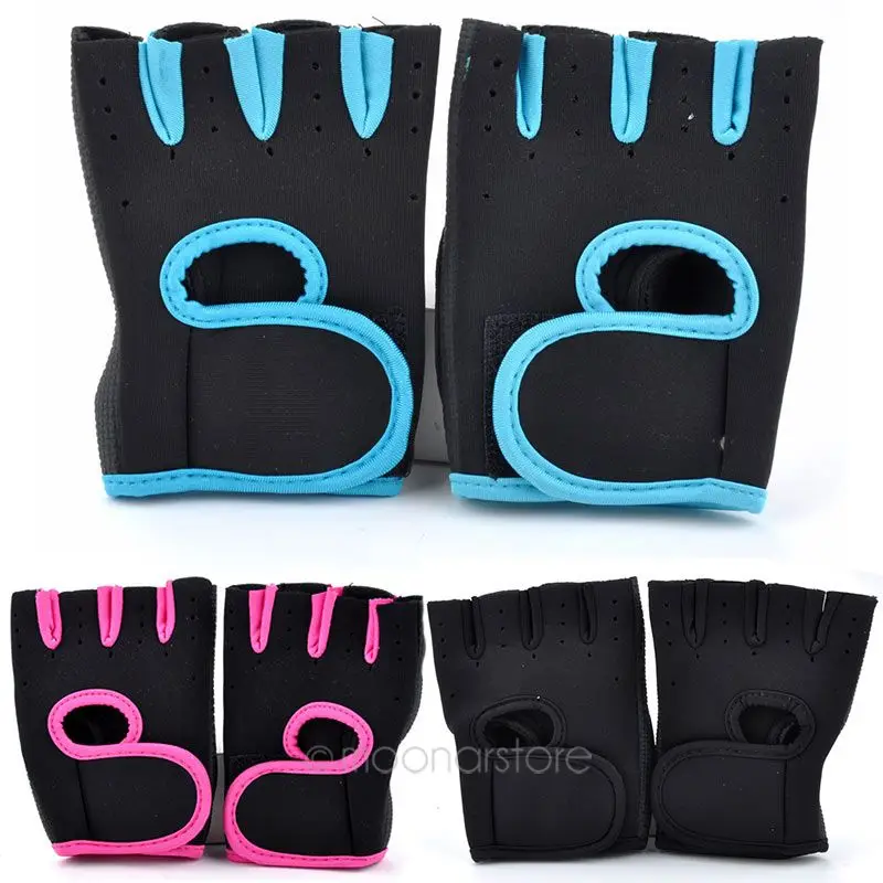 

Outdoor Sports Half Finger Gym Gloves Men Women Leather Gloves Bodybuilding Exercise Training Fitness Bike Cycling Gloves