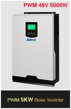 Источник питания Easun 3KVA солнечный инвертор 2400W 24V 220V Гибридный Инвертор Чистая синусоида Встроенный MPPT Солнечный контроллер зарядное устройство