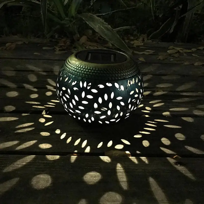 Светодиодный Цвет изменение солнечной настольные лампы Водонепроницаемый открытый садовые фонари для вечеринок украшения Новогодние