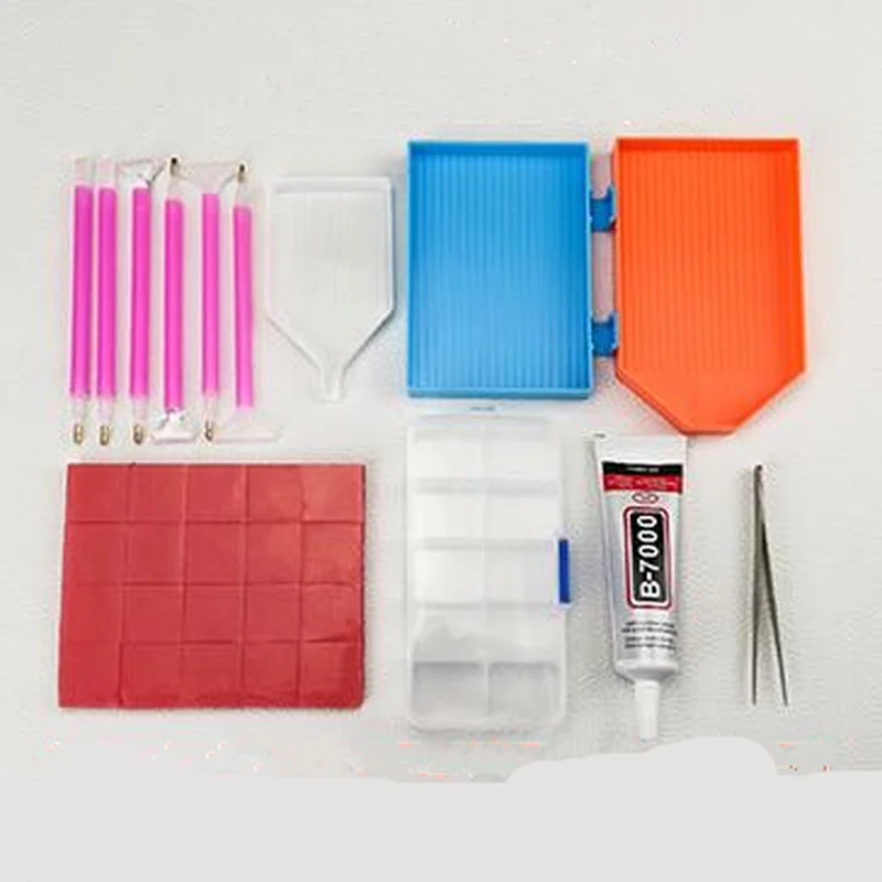 

Diy hot sell cross stitch diamond painting kits mosaic glue Handmade sewing tools accessories