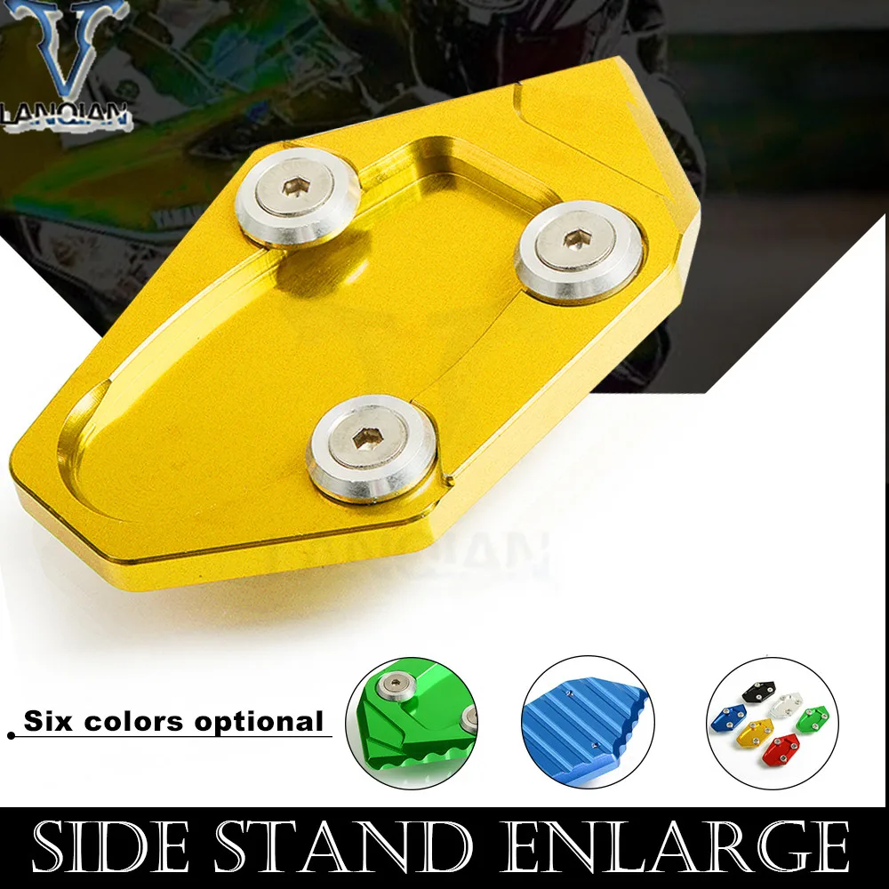 

CNC Motorcycle Kickstand Enlarge Extension Side Stand Plate Enlarge FOR YAMAHA YZF-R3 R25 2015 2016