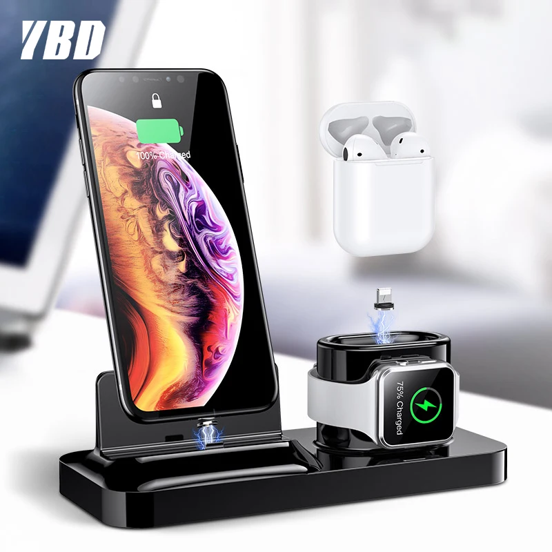YBD Wireless Charger for iPhone Apple Watch Charger X XR
