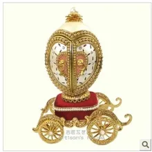 The European royal wedding carriage egg music box wedding gift Christmas gift can be put photos of the Qixi Festival preferred