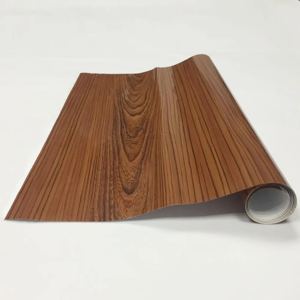 High Glossy Wood Grain Plastic Self Adhesive Vinyl Contact Paper