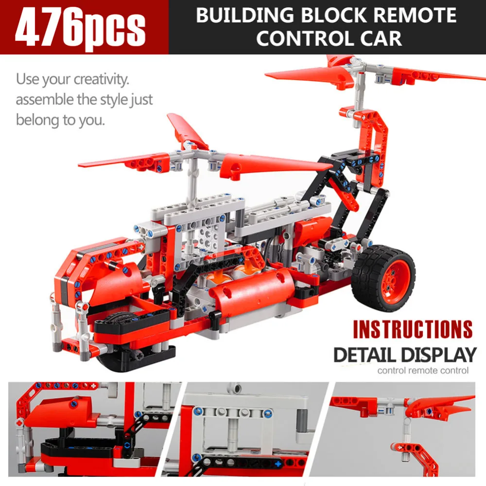 Sdl 17a 22 Rc Cars 476pcs Building Blocks Remote Control 2ch Car 2 4ghz Model Car Vehicle Toy Children Teens Education Gifts Rc Cars Aliexpress