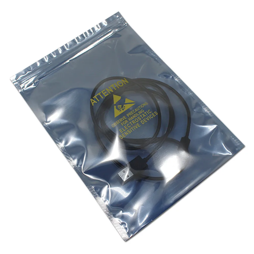 Dhl 300pcs/lot Ziplock Self Seal Anti Static Esd Shielding Packing Bag