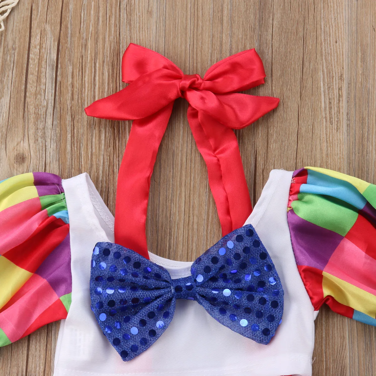 Girls Clothing Set Baby Girl Summer Outfits Circus Party Dress Crop Tops Suspender Dress