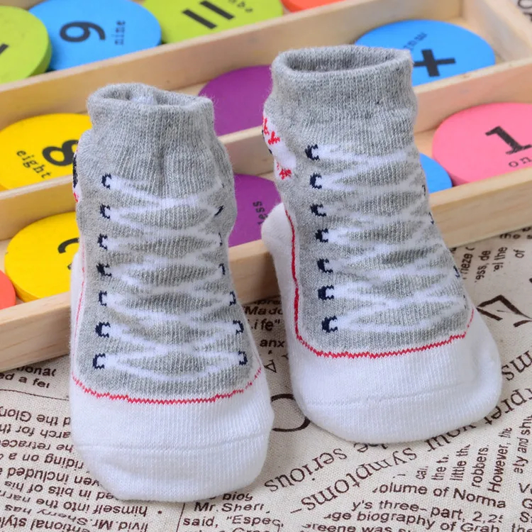 Обувь для новорождённого носки для новорожденных мальчиков носки противоскользящие для маленьких девочек носки обувь нескользящие
