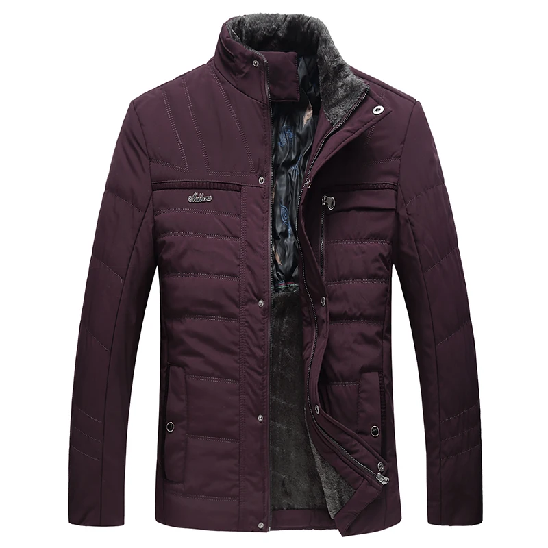HCXY, мужская зимняя куртка, толстый теплый пуховик для мужчин, верхняя одежда, парки на молнии