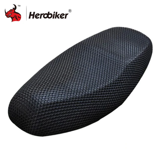 US $9.72 New Summer Cool 3D Mesh Motorcycle Seat Cover Breathable Sunproof Motorbike Scooter Seat Covers Cu