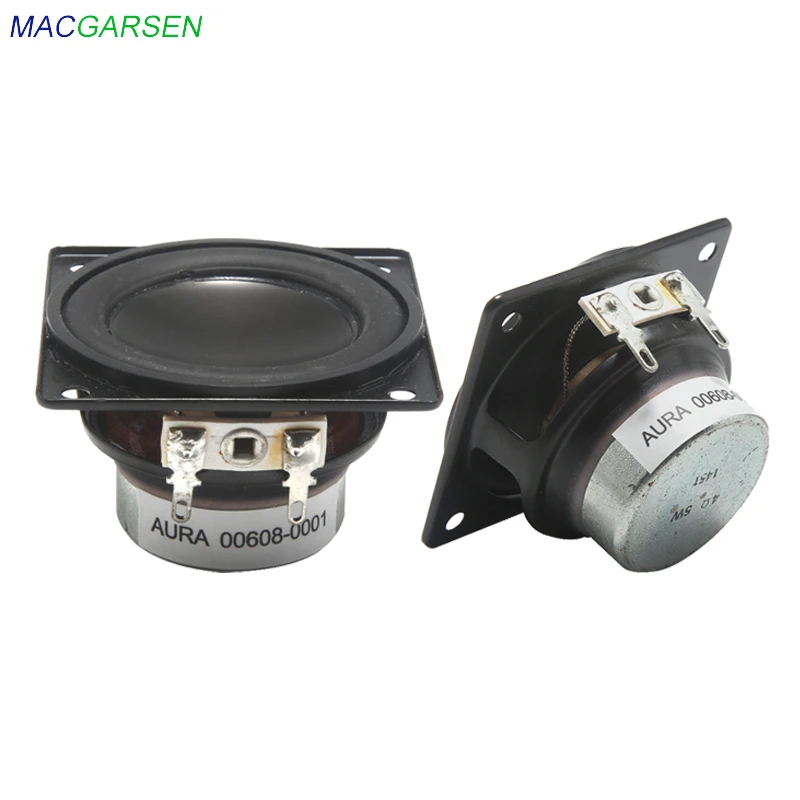 2 inch Bookshelf Speaker 4 ohm 5W Full Range Speakers DIY Bluetooth Sound Profession Home