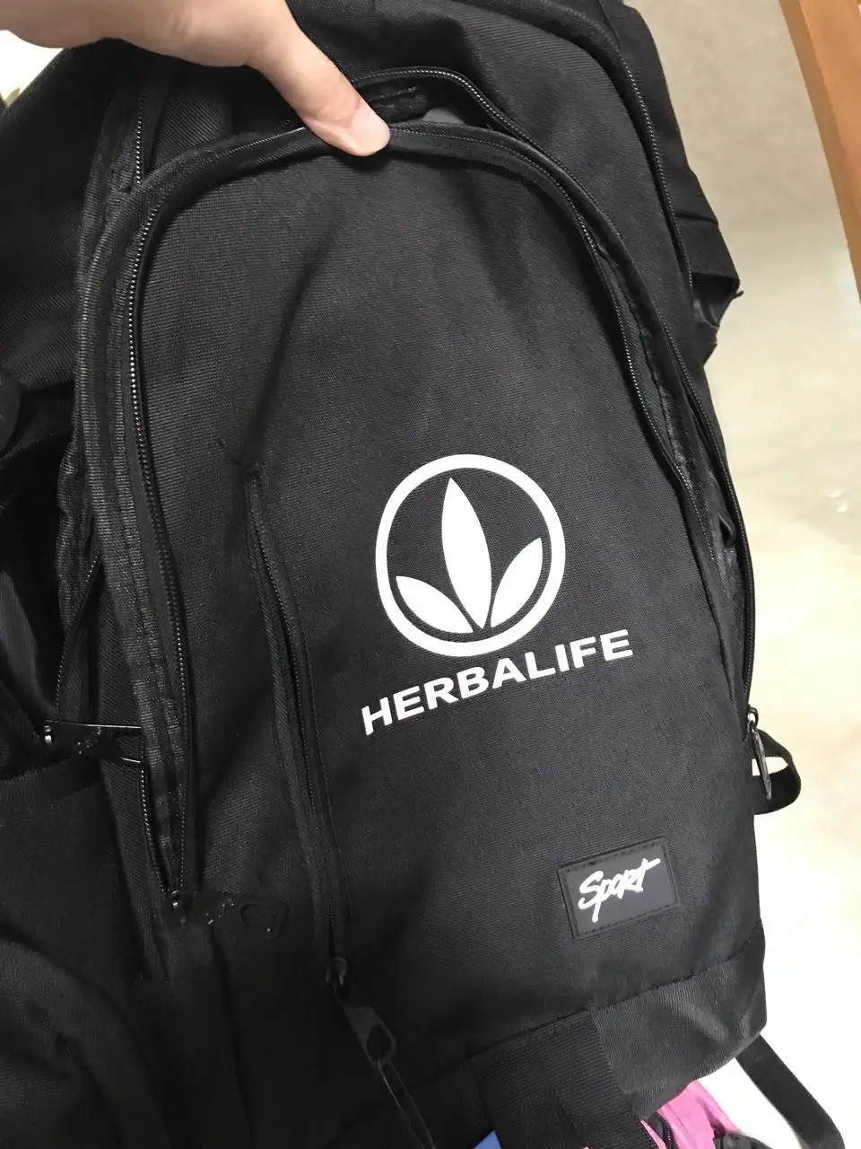 Herbalife 24 Fit Спортивная сумка для ноутбука Дорожная безопасность Водонепроницаемый Школьные сумки - Цвет: Black