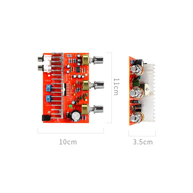 Lusya TDA7377 Placa de amplificador de Audio Digital 2*40 W 2,0 amplificador de canal estéreo para el altavoz DIY del coche DC12V E5-005 Lusya TDA7377 Placa de amplificador de Audio Digital 2*40 W 2,0 amplificador de canal estéreo para el altavoz DIY del coche DC12V E5-005