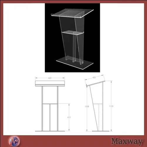 Кисти для макияжа rostrum/отчет стол/Школа/конференц-зал с кристаллами акриловая церковная лектерна/плексиглас perspex