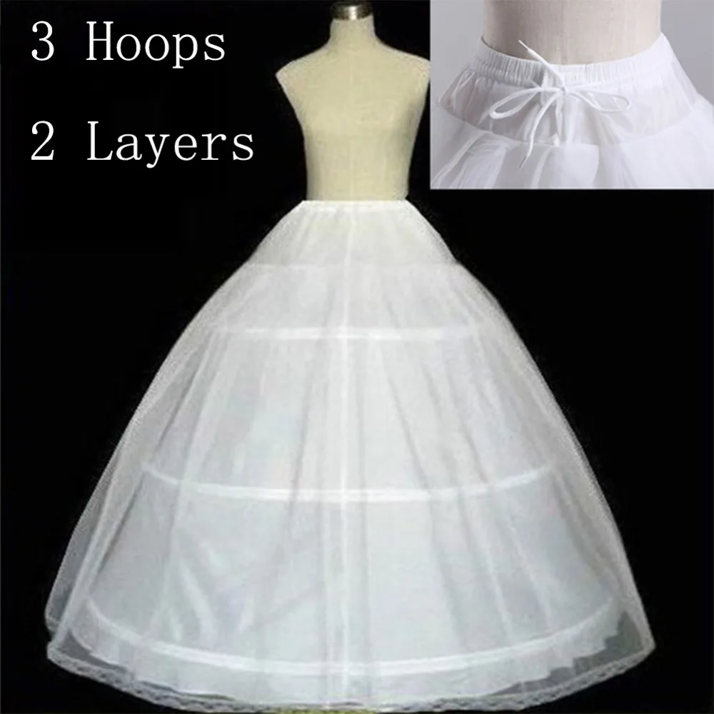 Популярная Нижняя юбка Novia Enaguas свадебные аксессуары Chemise 3 Hoops для линии Нижняя юбка для свадебного платья кринолин