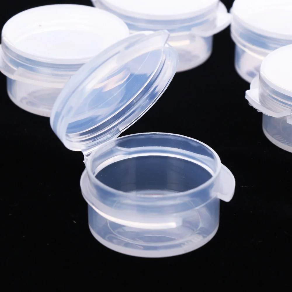 

New 10Pcs Lovely Make Up Jar Mini Sample Bottle Sealing Pot Face Cream Container Portable Refillable Bottles & Accessories