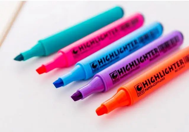 1 шт Цвет треугольная ручка одноцветное флуоресцентная ручка ФОКУС марки маркер линии ручка Touchfive школьные канцелярские принадлежности