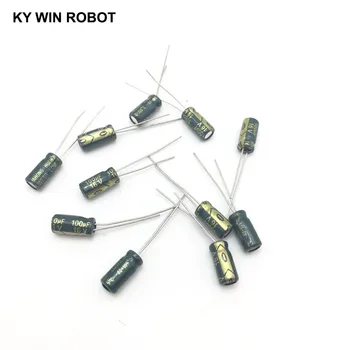 

50pcs/lot 100UF 16V 100mf 105C 5X11mm Aluminum Electrolytic Capacitor 16V100UF radial lead 50pcs