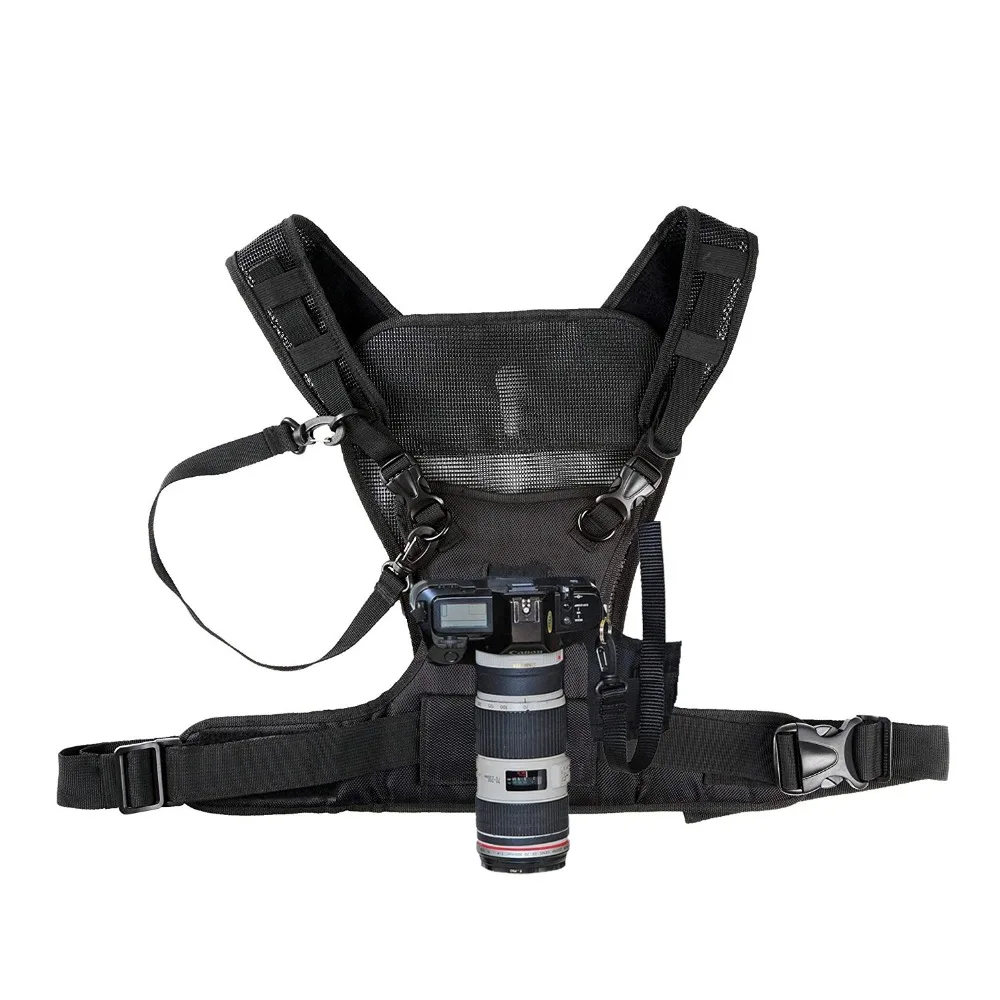 Nicama нагрудный жилет для переноски камеры с безопасными ремнями для 1 камеры Canon Nikon sony Panasonic DSLR camera s