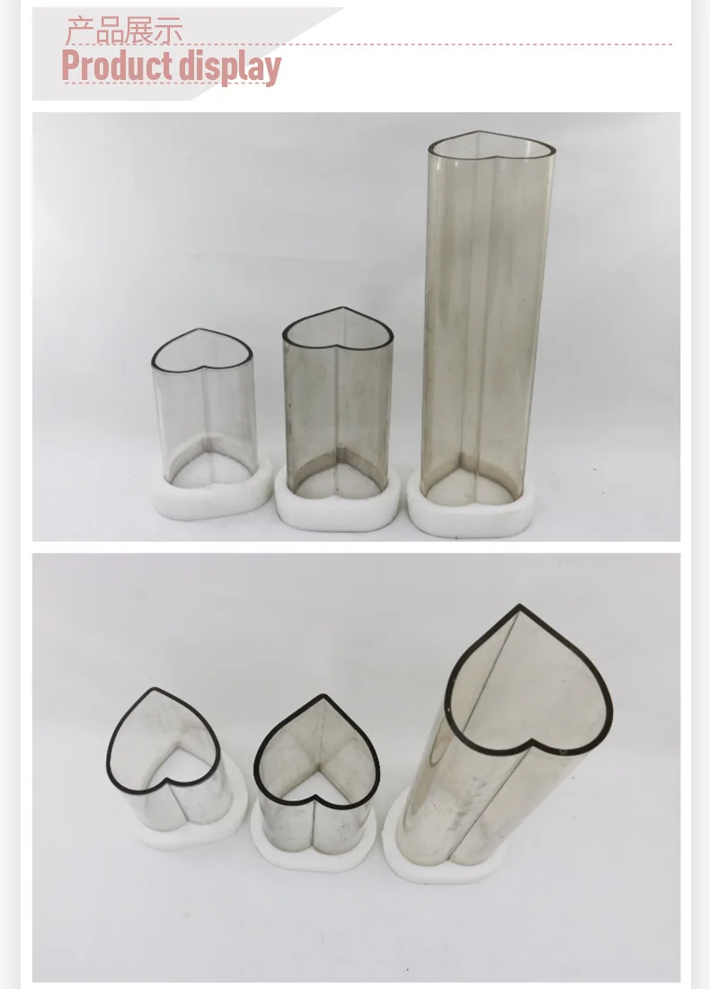 CHUANGGE DIY Форма для свечей ручной работы в форме сердца восковая Модель Материал инструменты для изготовления свечей материалы более прочные, чем силиконовая форма
