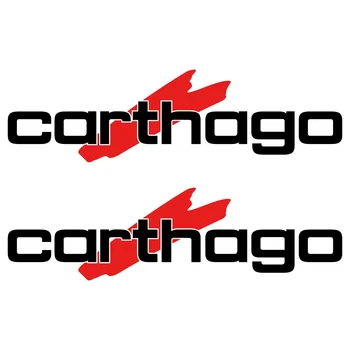 

For 2 x carthago 65cm x 18cm aufkleber sticker wohnmobil camper wohnwagen caravan Car Styling