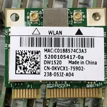 SSEA Новая Половина мини PCI-E беспроводная Wifi карта для Broadcom BCM4322 DW1520 300 Мбит/с 802,11 a/b/g/n