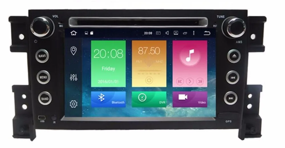 Excellent 4G android 8.0 8 core / 2G Android 7.1 2 din CAR DVD PLAYER For SUZUKI GRAND VITARA GPS radio stereo screen multimedia 7851 IC 1
