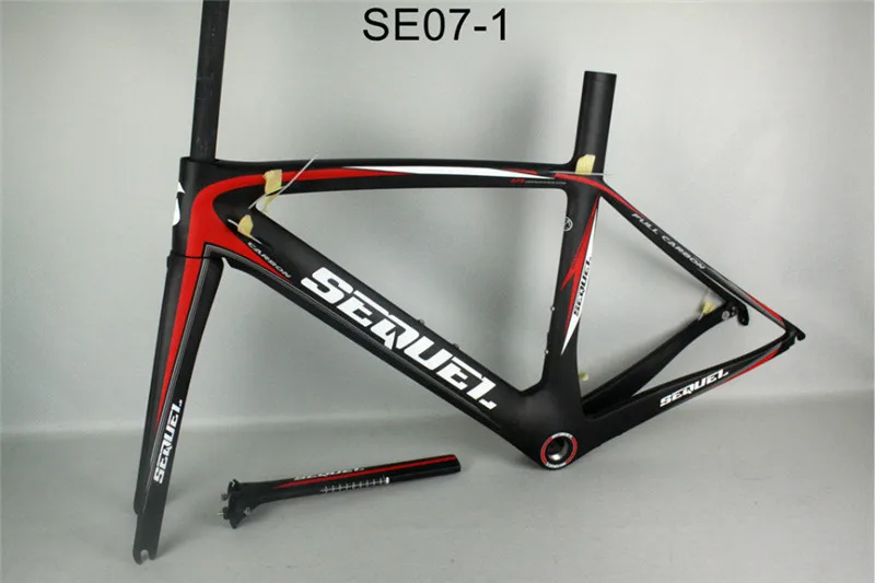 Discount 2019 Seuqel DCRF07 carbon bike road frame T800 BB30/BSA OEM color carbon bicycle frame for high people 39 Discount 2019 Seuqel DCRF07 carbon bike road frame T800 BB30/BSA OEM color carbon bicycle frame for high people 39