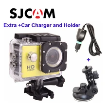 Free shipping!!Original SJCAM SJ4000 Diving 30M Waterproof extreme Helmet Sport Action Camera +Extra Car Charger and Holder