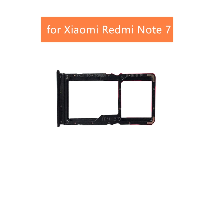 Держатель для SIM-карты Xiaomi Redmi Note 7 лоток Micro SD карты адаптер ремонта запасных