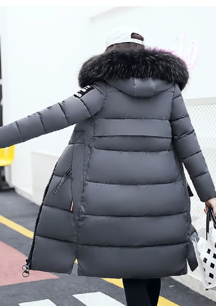 Winter Women Coat Jacket Warm High Quality Woman Jacket Winter Coat Hood Real  2017 New Winter Fashion+13 (2)