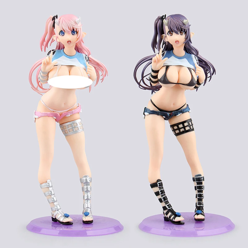 

22cm Japanese anime The Seven Deadly Sins OS Amakuni watermelon swimsuit Orchid Seed Sexy girls Anime PVC Action Figures toys