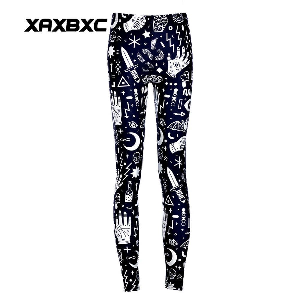 

New Arrival 3628 Sexy Girl Women SpellBound witchcraft ouija Crafty 3D Prints Elastic Fitness Polyester Walking Leggings Pants