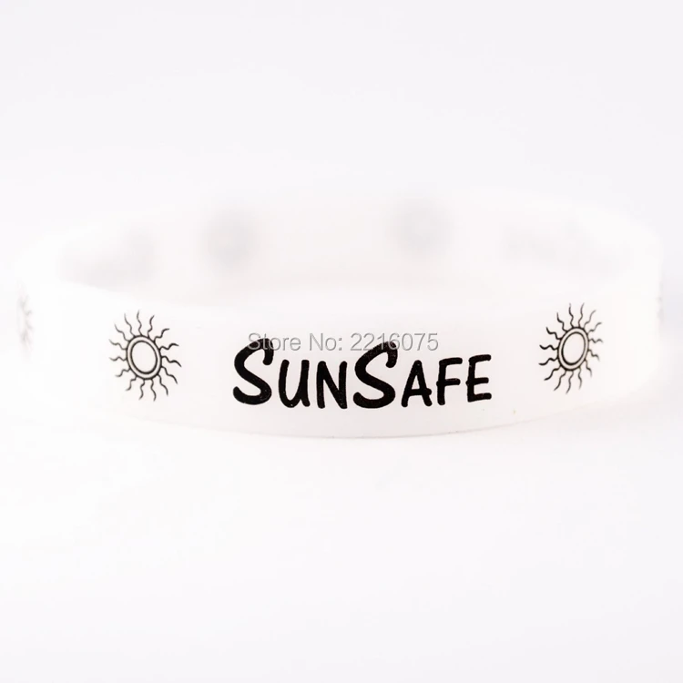 SunSafe Color Changing UV Wristband Clear
