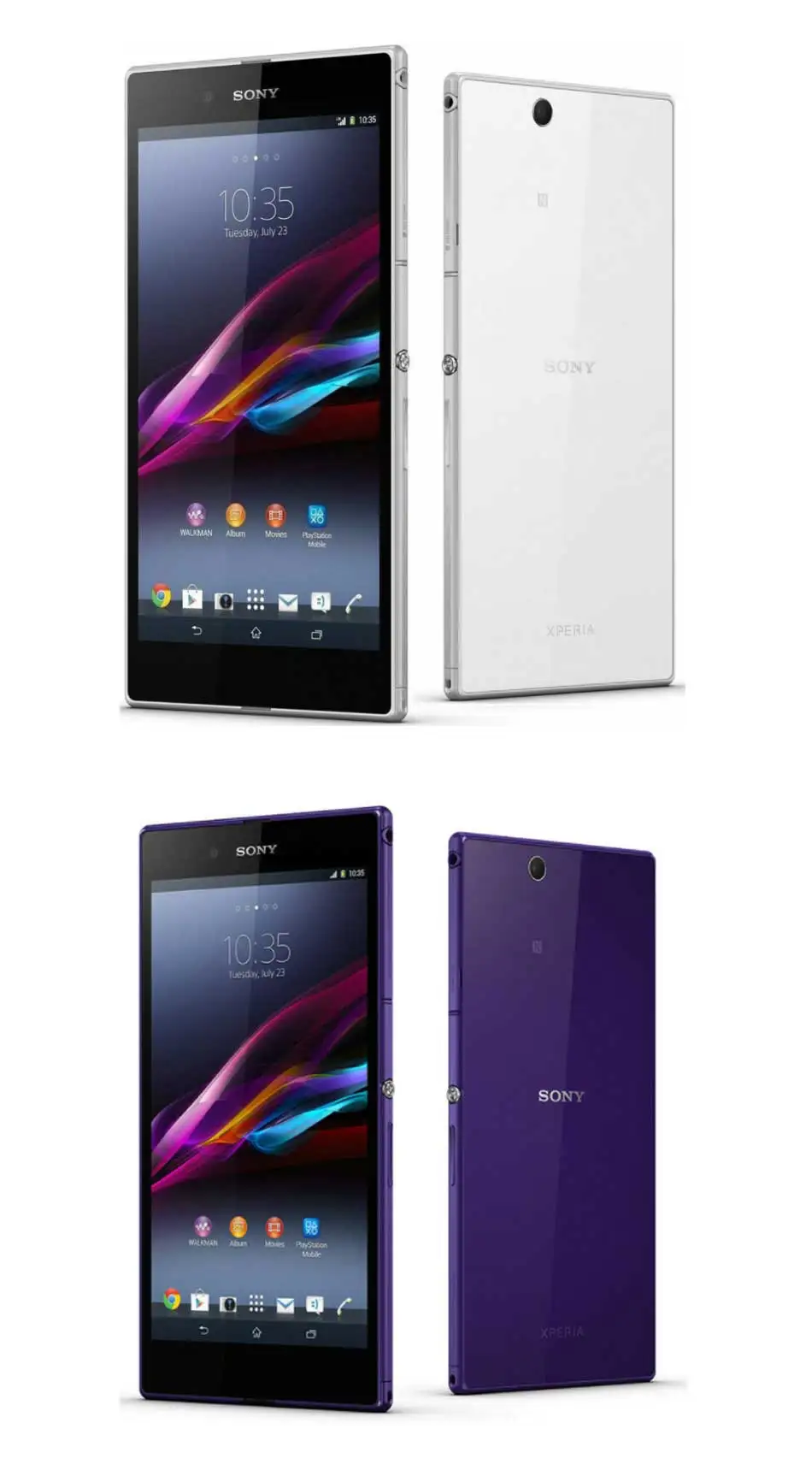 Мобильный телефон sony Xperia Z Ultra C6802 3G, 6,4 дюймов, 2 Гб ОЗУ, 16 Гб ПЗУ, четырехъядерный процессор, 3050 мАч, Android 8 Мп, смартфон