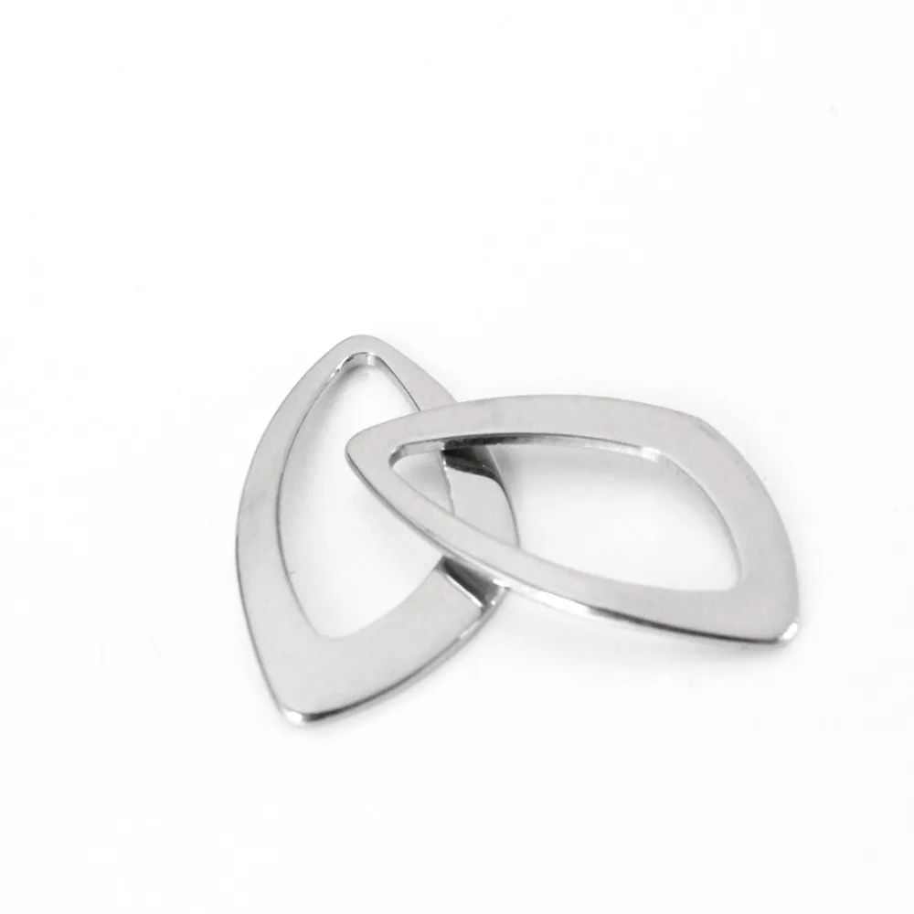 Серьги гвоздики из нержавеющей стали 316L 10 шт./лот 16x29 мм|stainless steel charm pendant|pendants for