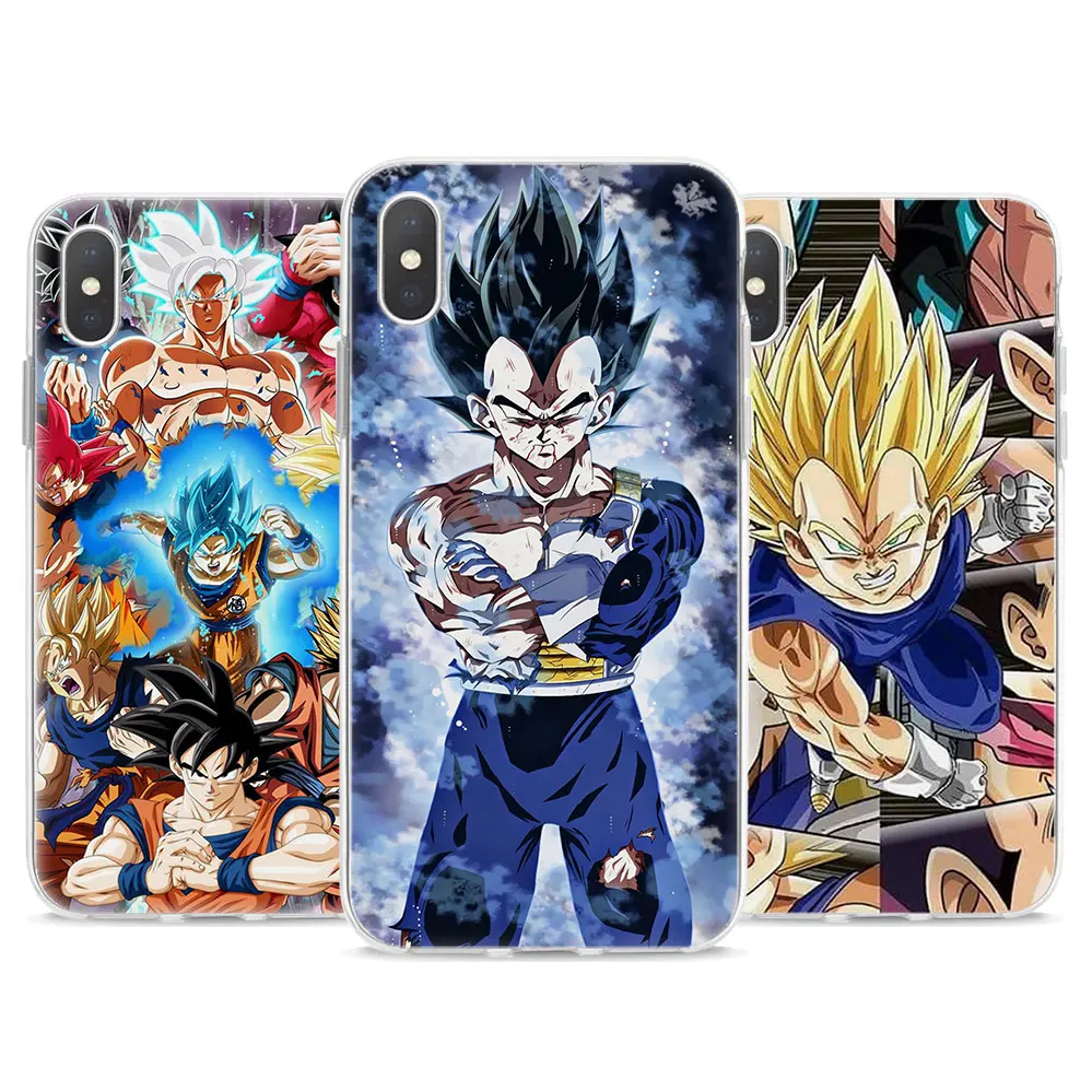 

Soft TPU Phone case dragon ball Ultra Instinct Vegeta Soft TPU Silicone Phone Case for Apple iPhone X 6 6s 7 8 Plus 7Plus 5s SE