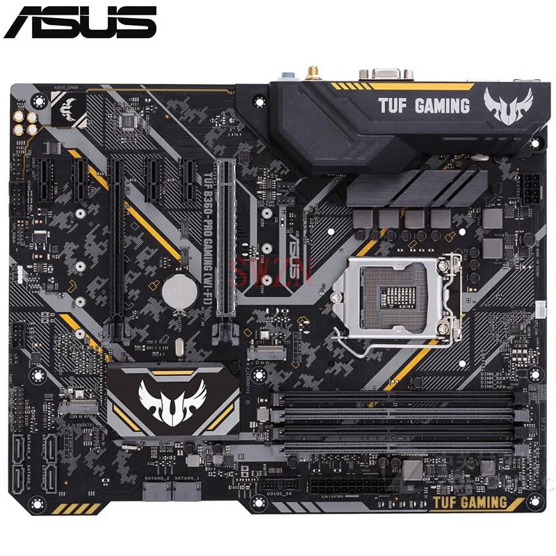 

original New Desktop motherboard For ASUS TUF B360-PRO GAMING (WI-FI) B360 LGA 1151 4*DDR4 support 64G 6*SATA III 2*M.2 ATX