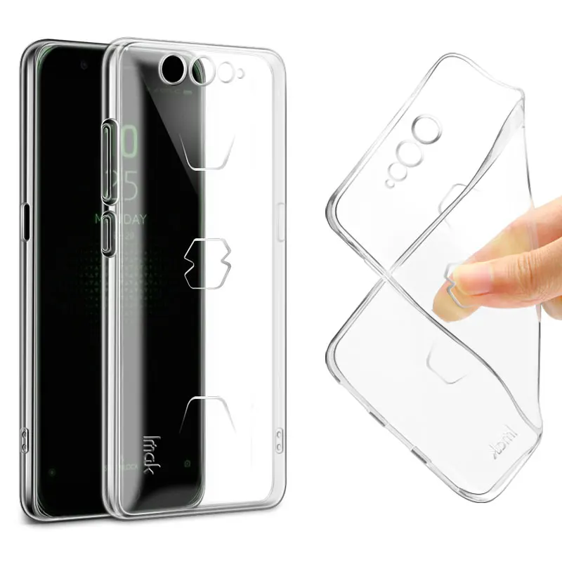 

For Xiaomi BlackShark Mix2S Mi8 SE Redmi 5 Mix 3 Case IMAK Stealth Ultra Slim Transparent Soft TPU Silicone Clear Back Cover