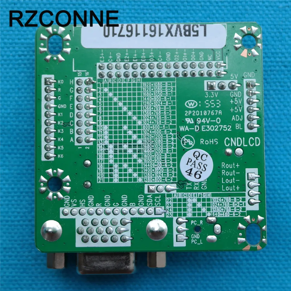 MT561 B 5V универсальная плата контроллера VGA LVDS LCD опционально с помощью