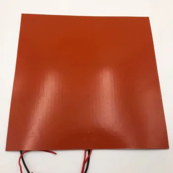 Funssor 24V 300W Square Silicone Rubber Heater Mat 300 x 300mm Reprap 3D printer silicone rubber heating plate mat sheet plate Funssor 24V 300W Square Silicone Rubber Heater Mat 300 x 300mm Reprap 3D printer silicone rubber heating plate mat sheet plate