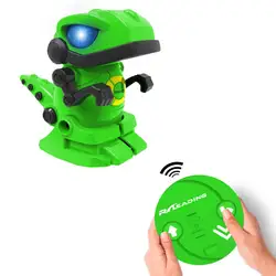 Инфракрасный пульт дистанционного управления банок Робот СВЕТОДИОДНЫЙ свет пение танцы Радиоуправляемый игрушечный робот детские