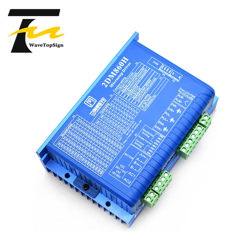 Драйвер двухфазного шагового двигателя JMC 2DM860 2DM860H входное напряжение 24 110 В