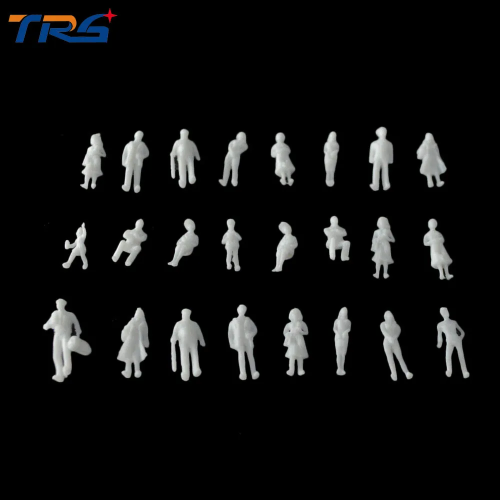 1100 scale model miniature white figures Architectural model human scale HO model ABS plastic