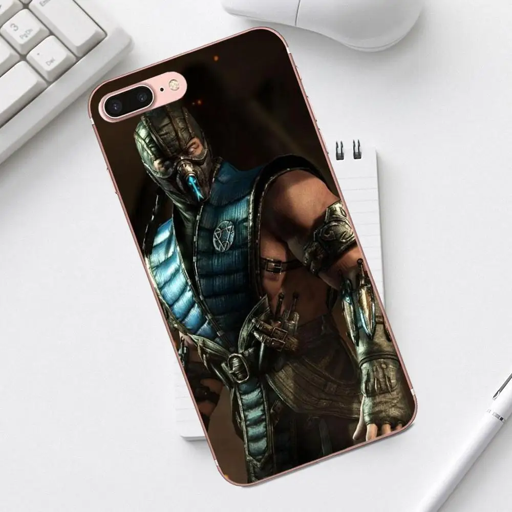 Sub zero Mortal Kombat X для iPhone 4 4S 5 5C SE 6 6S 7 8 Plus XS Max XR Galaxy A3 A5 J1 J3 J5 J7 2017 аксессуары чехлов из