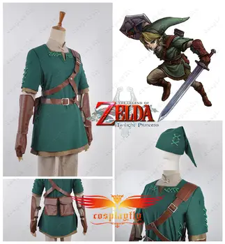 

The Legend of Zelda Link Cosplay Costume Custom Made H002